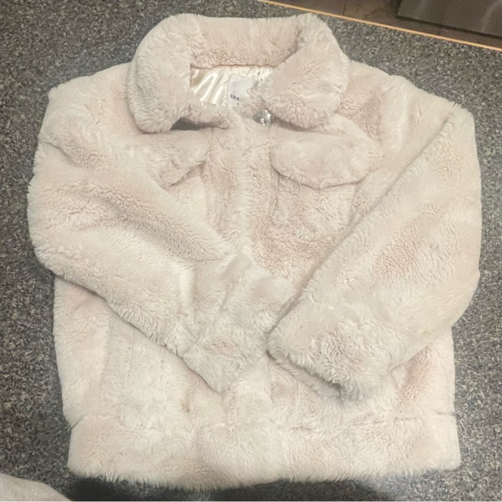 Youth small furry jacket.